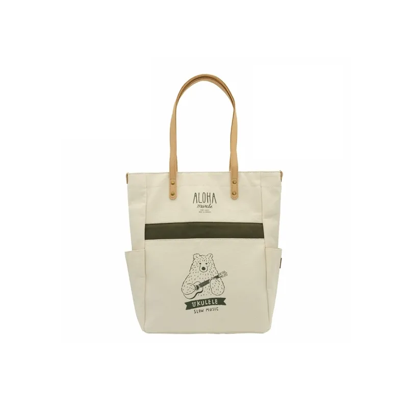 Hello Marche Canvas Underarm Shoulder Bag Regular Unisex Army Green &-0
