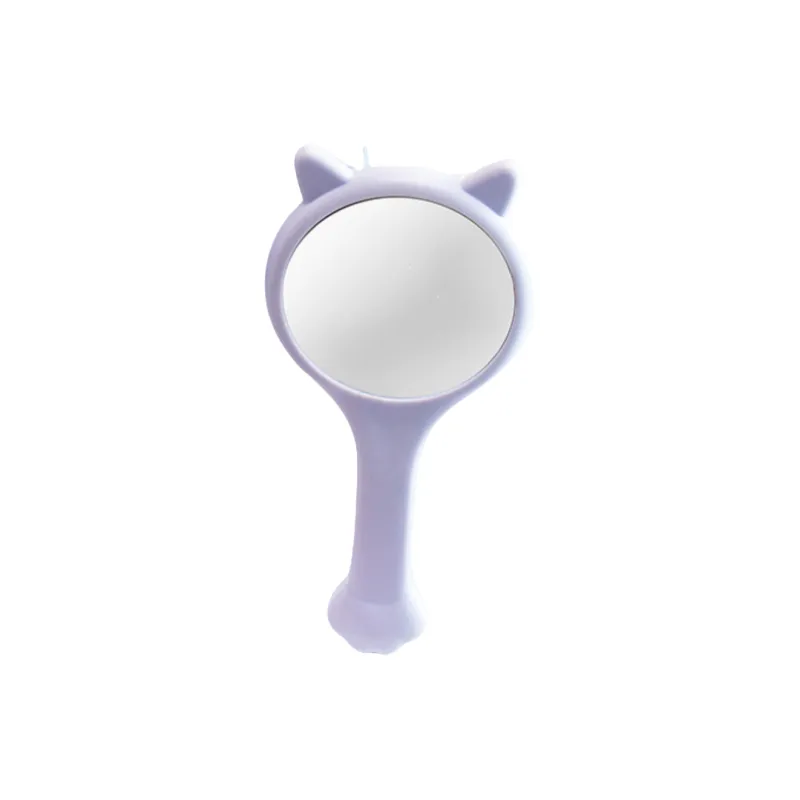 Gentle Welcome Cute Cat Paw Hand Mirror Comb Dual Purpose Airbag Scalp Head Meridian Massage Air Cushion Comb Massage-5