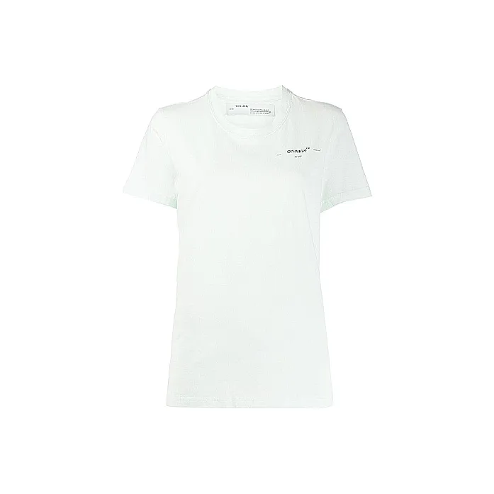 OFF WHITE Ss20 T Shirts Women's Light Green-0