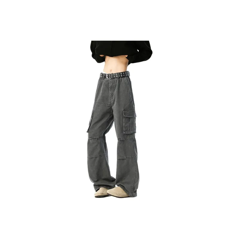 NEVER RULE Casual Pants Unisex Apricot-10