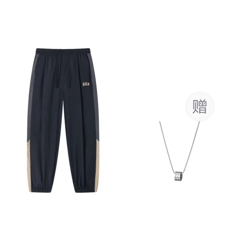 GAP Casual Pants Men's Black+Necklace-0