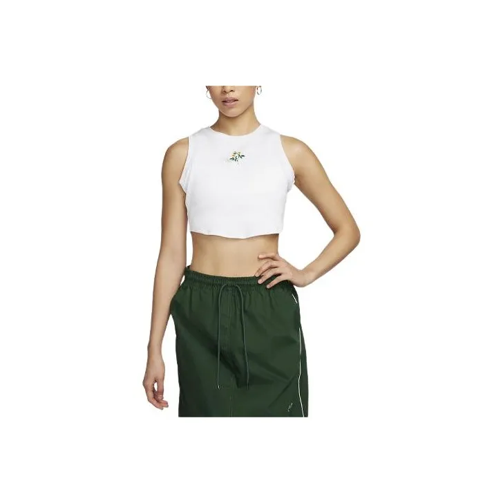 Nike Sportswear Essentials Series Tank Tops Women's White-0