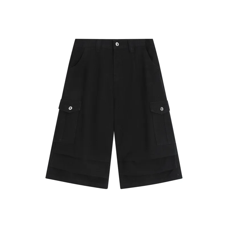 Love Monster Denim Shorts Unisex-5