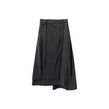 HUANXIANGZHE Skirts Unisex Black
