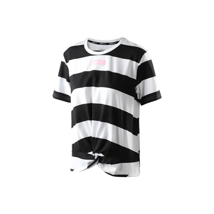 Adidas Neo T Shirt Women's Black White-0