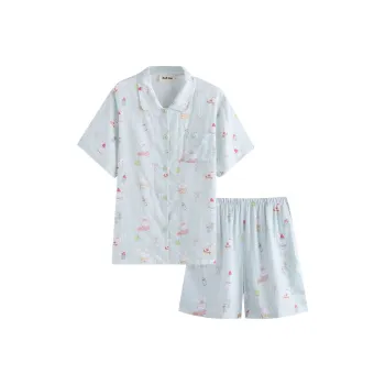 Wabi Town Pajama Set Women's Light Green