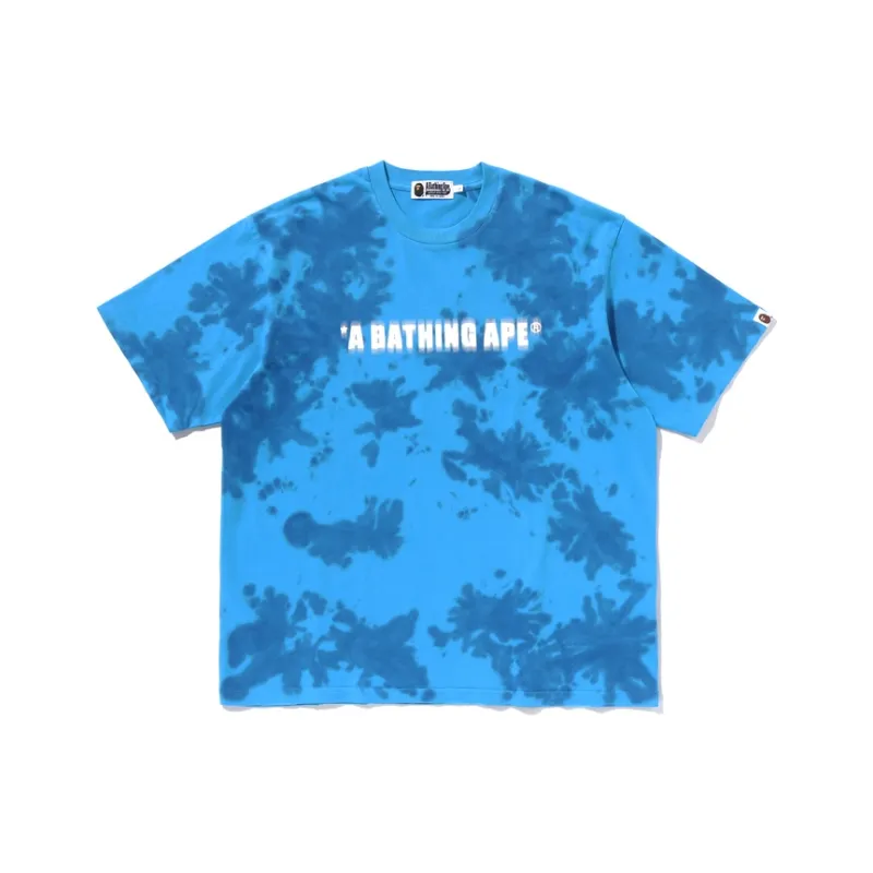 Bape Destroyed Bleach Logo Relaxed Fit Tee-4