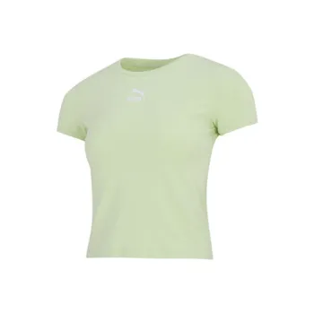 PUMA Mercedes Crop Tops Women's Light Green