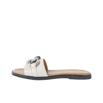 GEOX Naileen Abrasion Resistant Slide Slippers Women's White