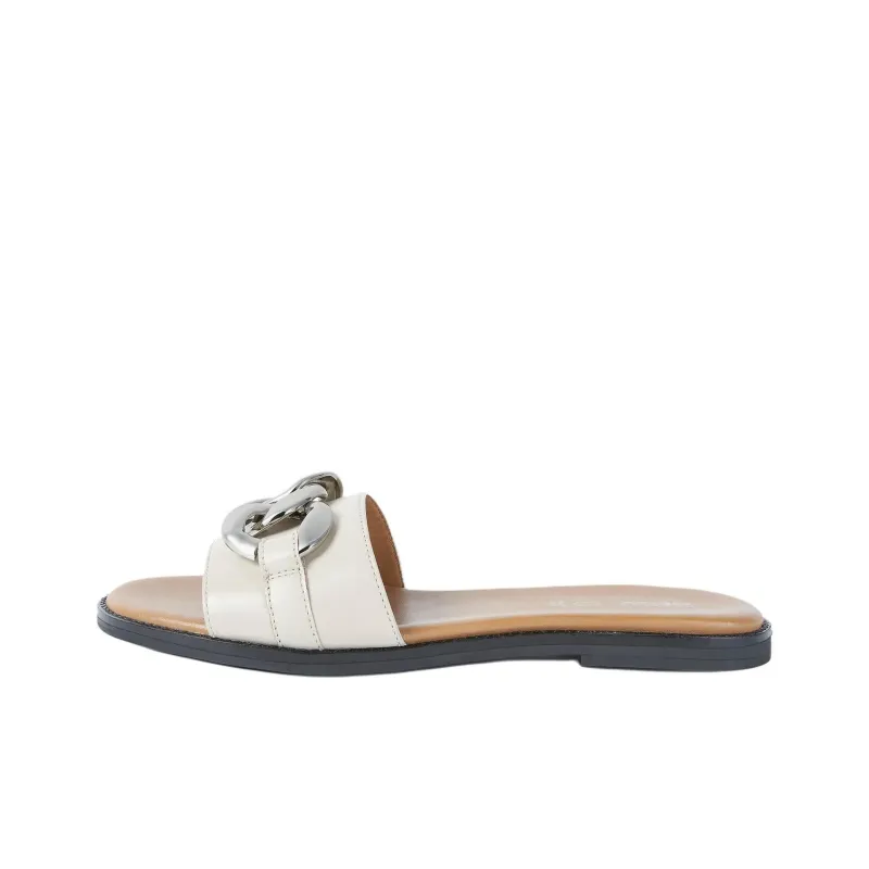 GEOX Naileen Abrasion Resistant Slide Slippers Women's White-0