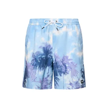 Oakley CanaryPalmsRc18 Beach Shorts Men's Palm Cloud Light Blue