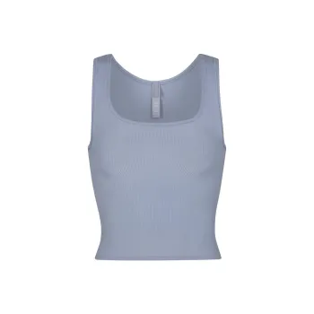 Skims Tank Tops Women's Stone Slate Gray