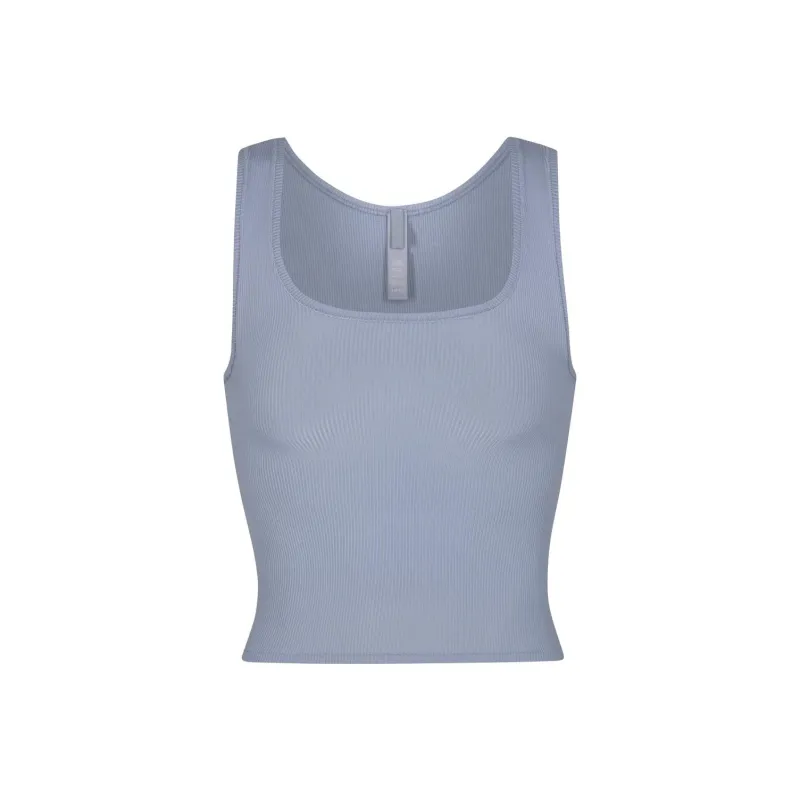 Skims Tank Tops Women's Stone Slate Gray-0