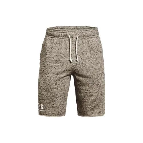 Under Armour Casual Shorts Men Khaki Yellow