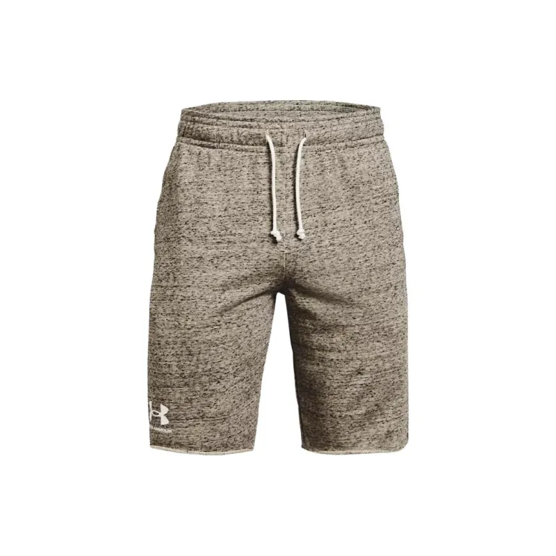 Under Armour Casual Shorts Men Khaki Yellow-0