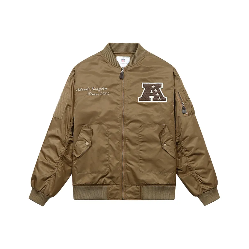 NFL Puffer Jackets Unisex Brown-0
