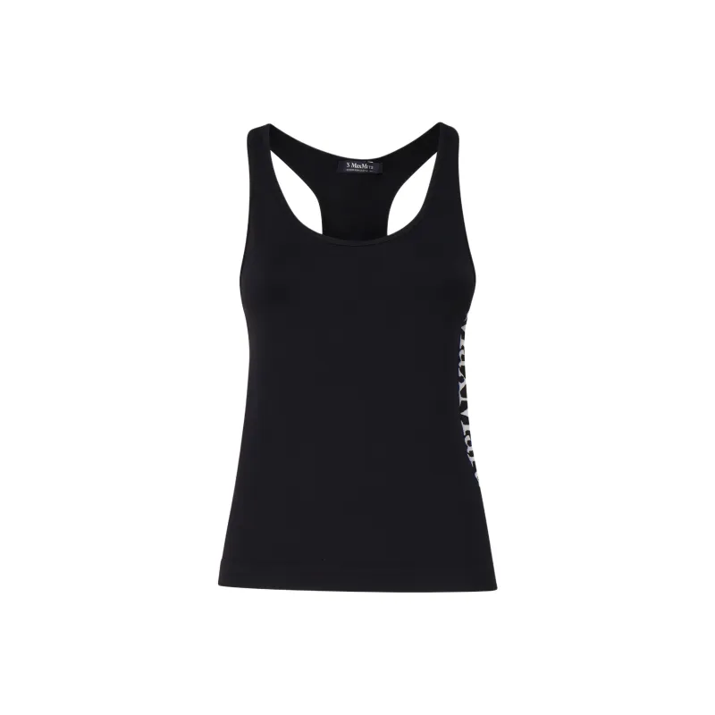 'S MAX MARA Fortuna Logo jacquard Tank Top-0