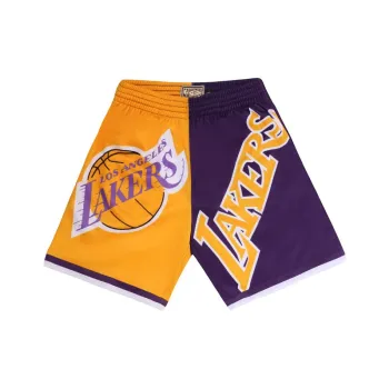 Mitchell & Ness Basketball Shorts Men's Purple Gold