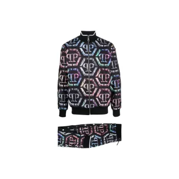 PHILIPP PLEIN All Over Printed Zip Up Tracksuit