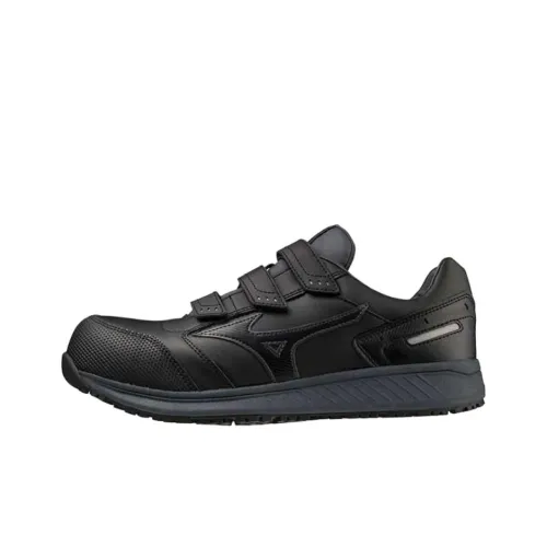 Mizuno Anti Slip Wear Resistant Low Top Casual Shoes Unisex Black