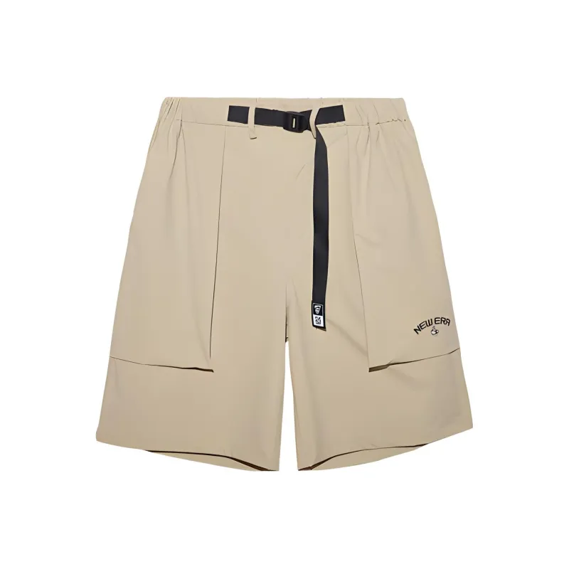 New Era Casual Shorts Unisex Khaki-0