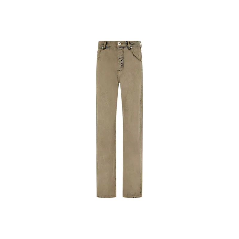 Ferragamo Logo patch Cotton Trousers-0