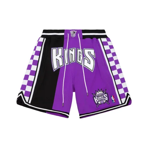 Mitchell Ness Casual Shorts Men Purple