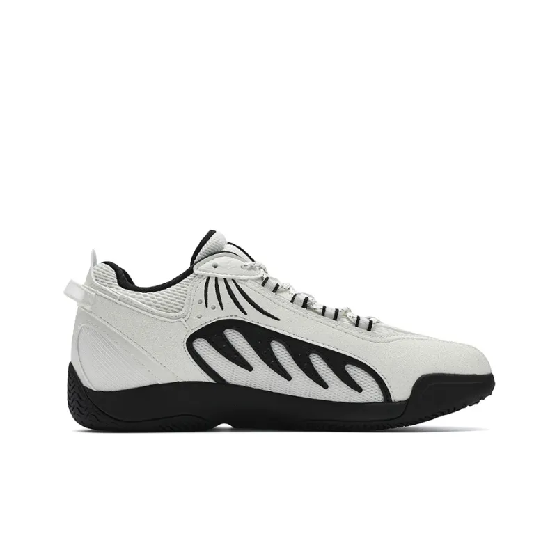 FILA Vintage Collection ADE 2025 Anti Slip Wear Resistant Low Top Casual Shoes Women's White Black-1