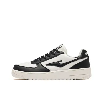 Erke Skateboard Coverage, Cushioning, Lightweight Low Top Skateboard Shoes Men's White Black