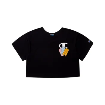 Hasbro X Champion X Hasbro Crop Tops Women's Black