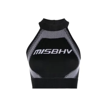 Misbhv Logo Printed Cropped Top