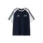 Navy Blue & Heather Gray