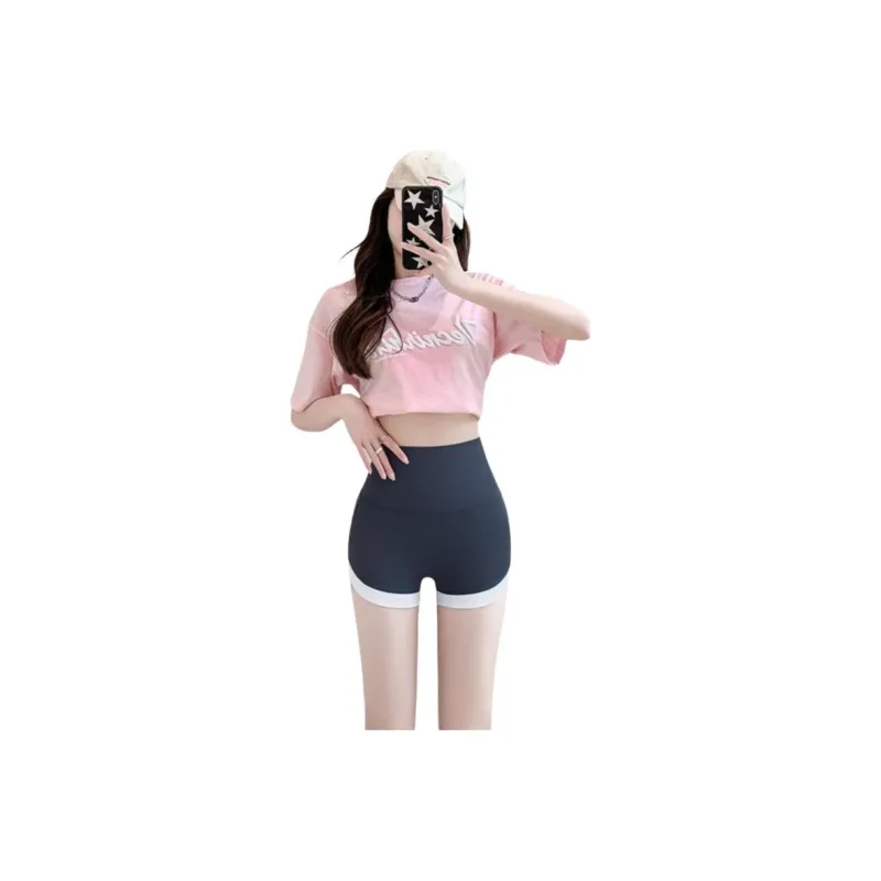 GUAILILUOLI Yoga Shorts Women's-1