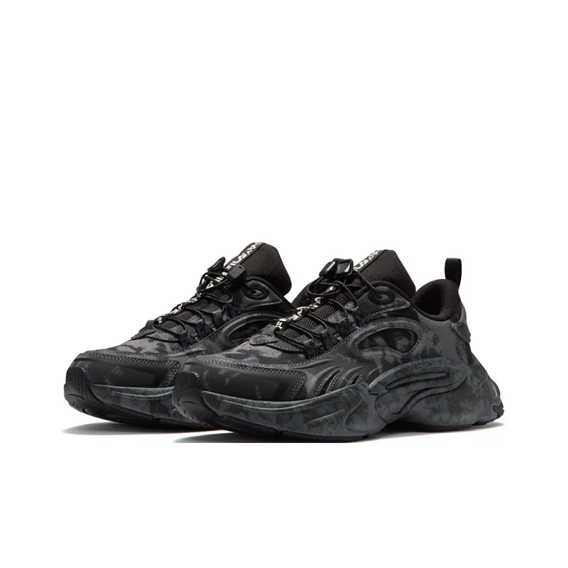 FILA FUSION FORCE X P.A.M. Gravity Shoes Low Top Running Shoes Women's Gray Black-1