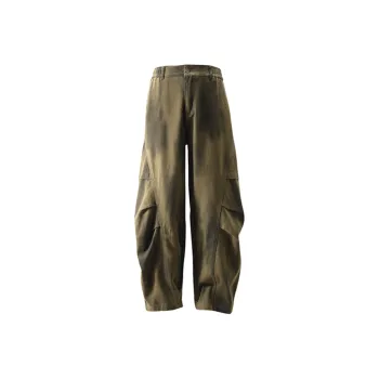HKRXEC Cargo Pants Unisex Green