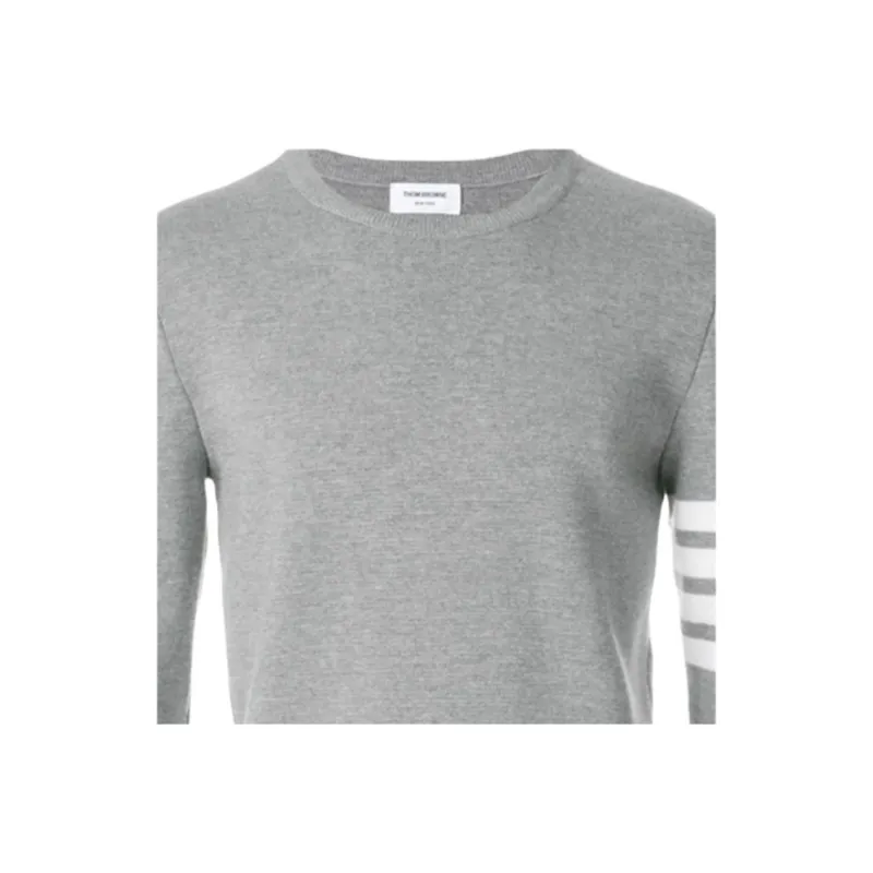 THOM BROWNE 4 Bar Milano Stitch Pullover-4