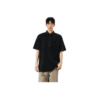 RAP PANDA Polo Shirt Unisex Black