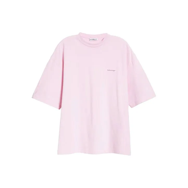 Balenciaga T Shirt Women's Pink Regular Fit-0