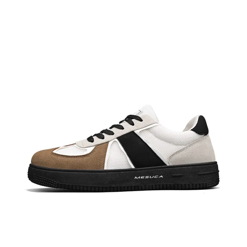 MESUCA Anti Slip Wear Resistant Low Top Skateboard Shoes Men's-4
