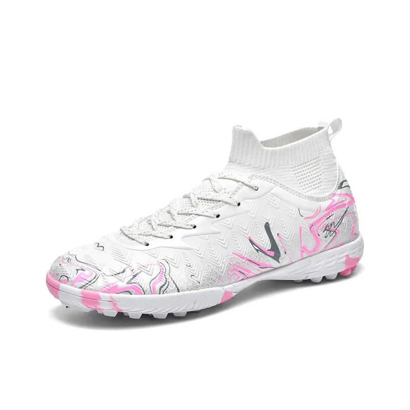 Binary TF Rubber Broken Studs Cushioning Abrasion Resistant Lightweight Slip Resistant Soccer Shoes Unisex-1