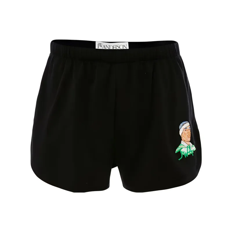 JW Anderson Sports Shorts Men Black-0