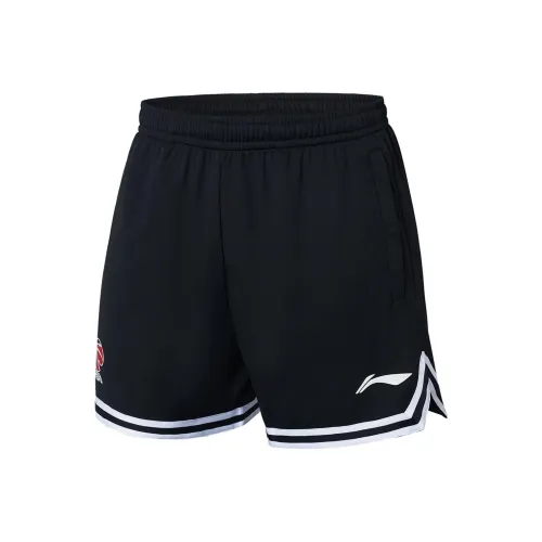 LiNing CBA Collection Professional Basketball Collection Basketball Shorts Men's Black
