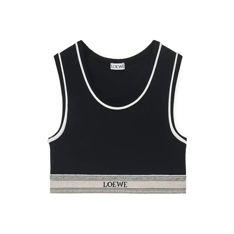 LOEWE Tank Top 'Black'-0