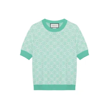 GUCCI Women's Wool T shirt Green