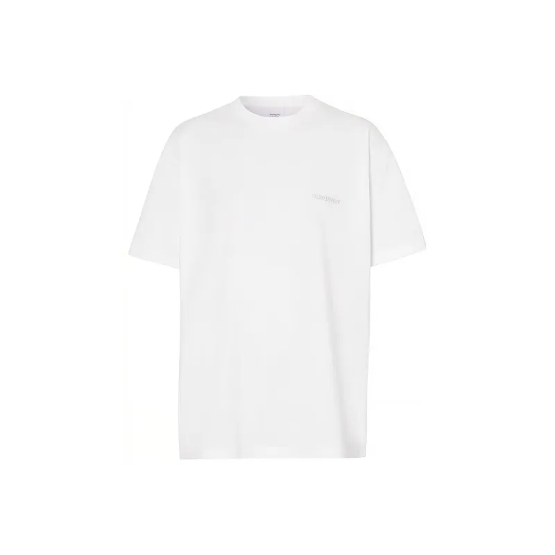 Burberry Drop Shoulder Sleeve T Shirt Women's White-0