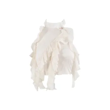 CLOUD SEASON Tank Tops Women's Apricot