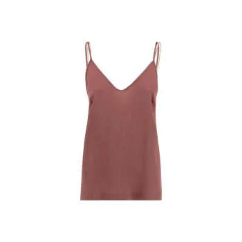MaxMara Studio V-Neck Spaghetti Strap Top