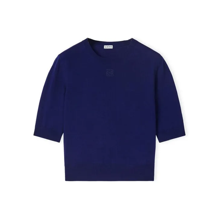 LOEWE FW22 Slim Fit Sweater Women's Marine Blue-0