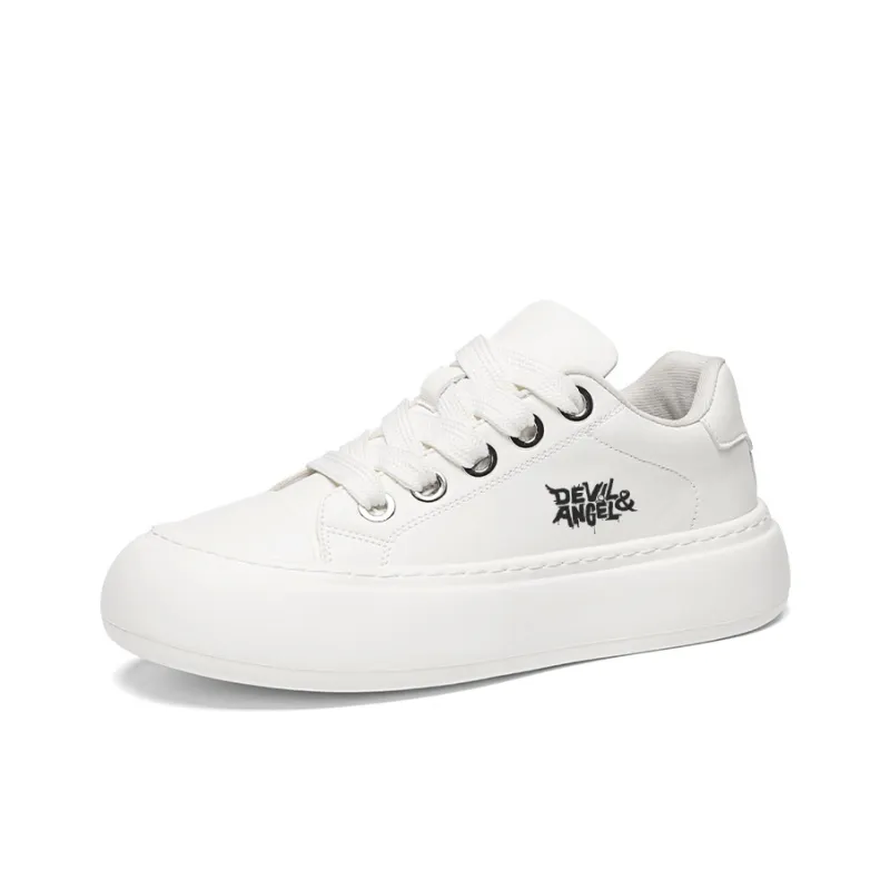 DEVIL AND ANGEL Slip Resistant And Abrasion Resistant Coverage Low Top Skateboard Shoes Men's-8