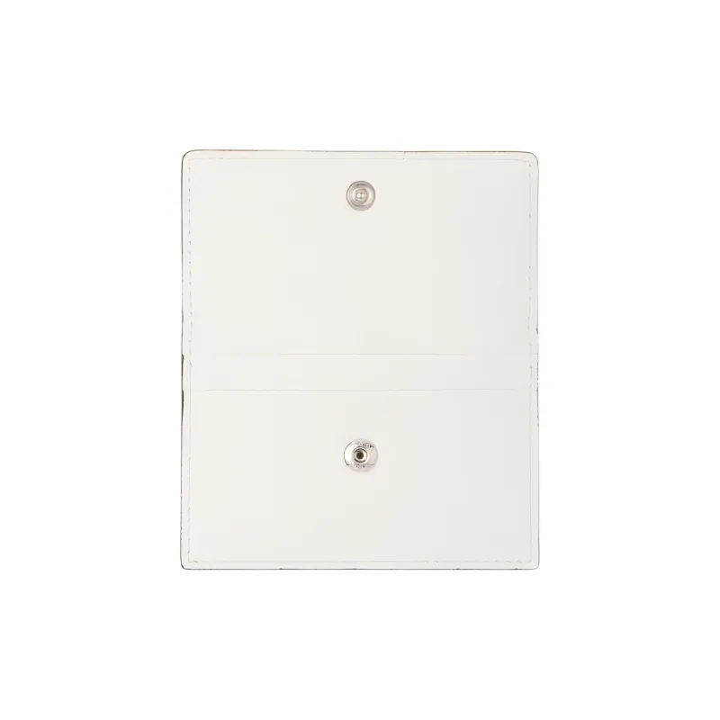 PRADA Saffiano Leather Card Holder Regular Men's White-3